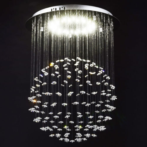 Żyrandol kryształowy KULA 50 cm K028